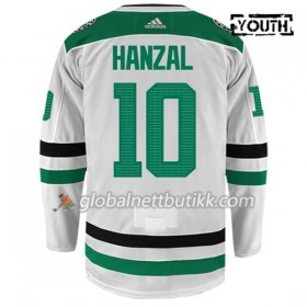 Dallas Stars Hockeydrakt MARTIN HANZAL 10 Hvit Adidas Authentic - Barn